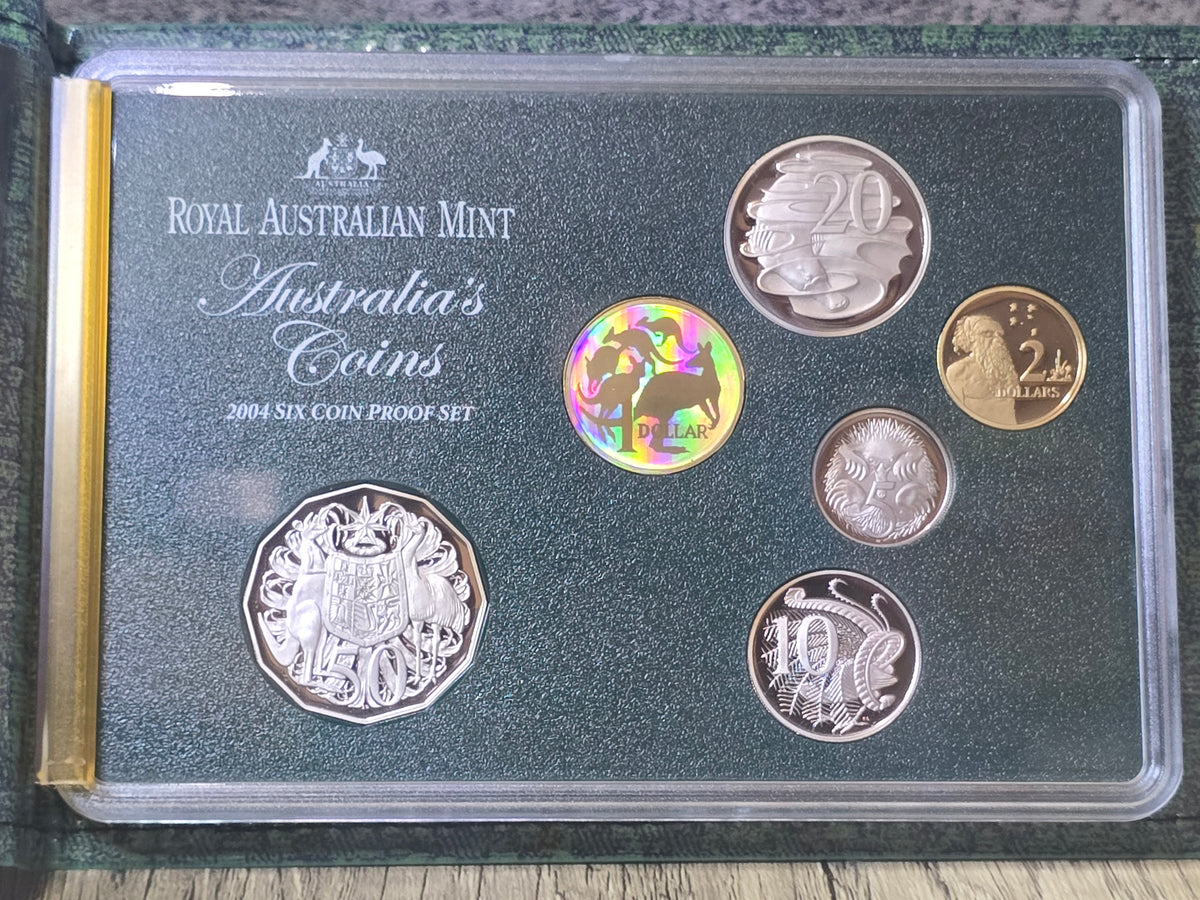 2004 Proof Set - Australia's Coins - Perfect Set