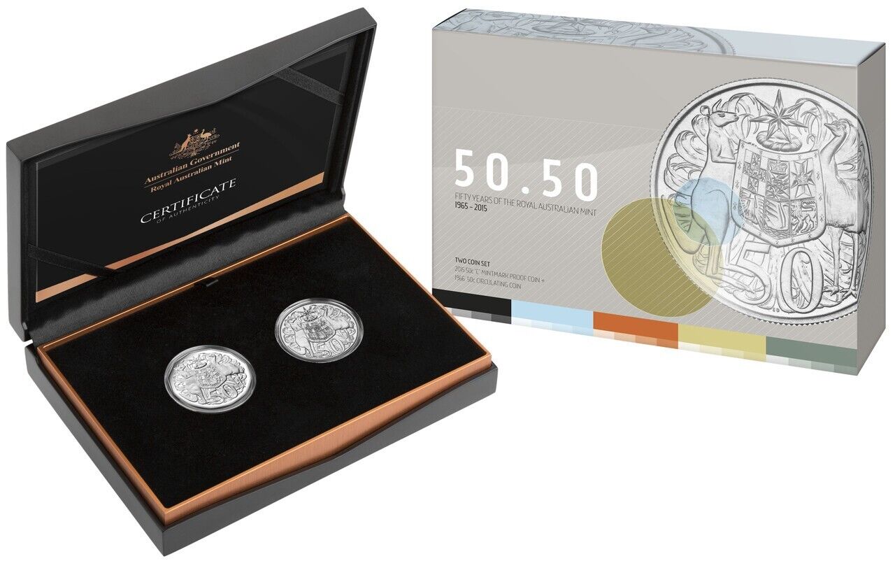50.50 Silver C-mint Proof Set 2015