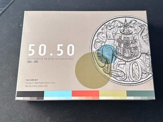 50.50 Silver C-mint Proof Set 2015