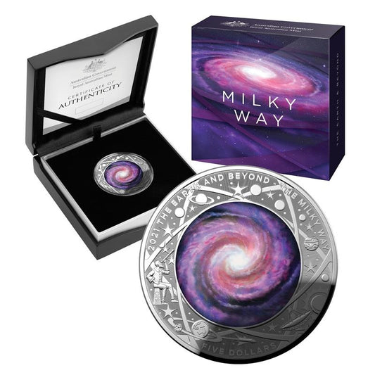 Milky Way $5 Domed 2021