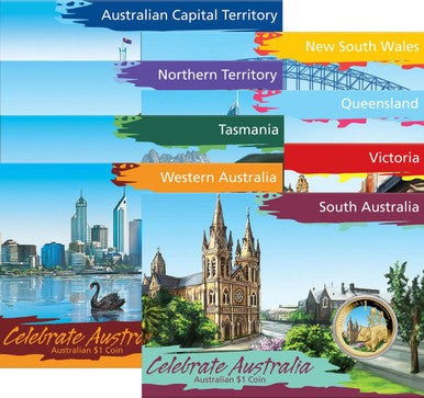 Celebrate Australia 2009 $1 (Set of 8)