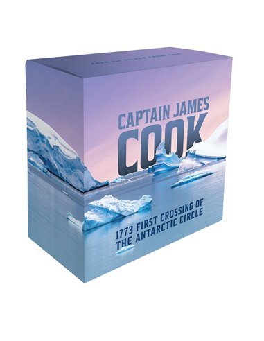 Antarctic Captain James Cook Coloured 1oz