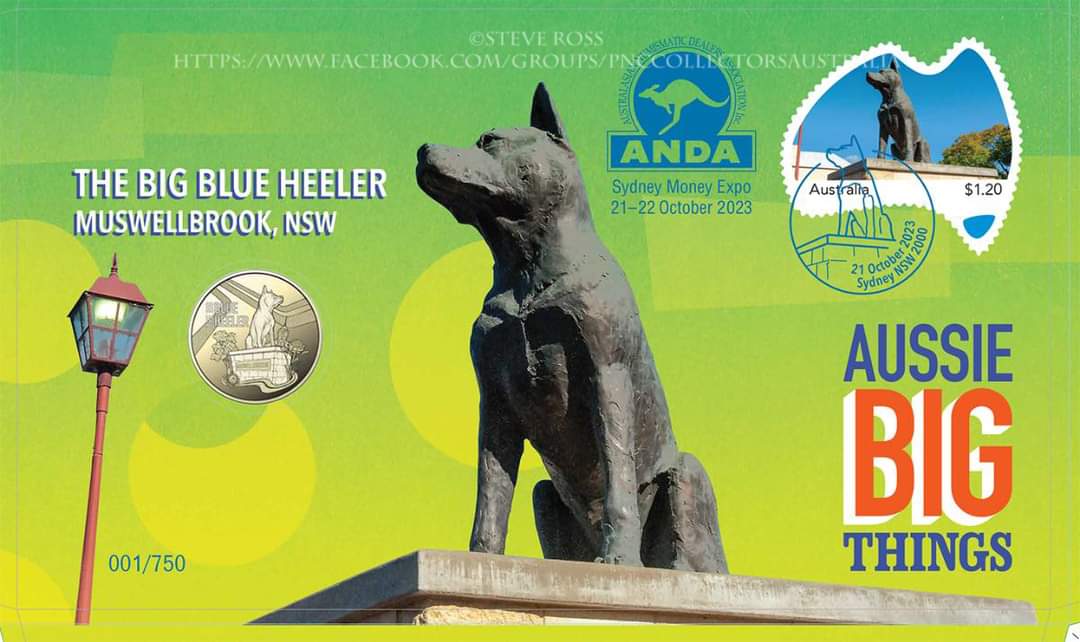Big Things Reprint Blue Heeler - Big Banana ANDA Sydney 2 PNC Set 2023