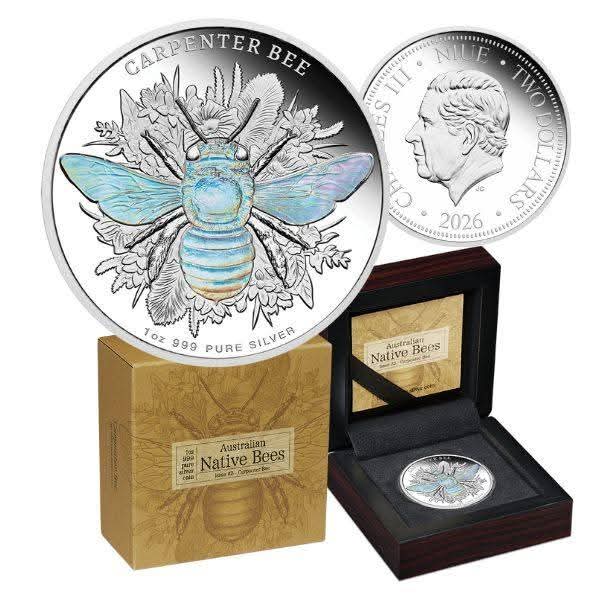 Carpenter Bee 1oz Coloured Hologram