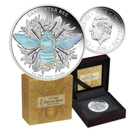 Carpenter Bee 1oz Coloured Hologram