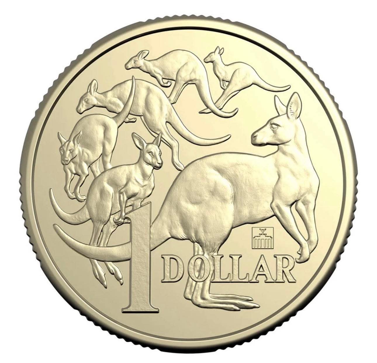 2026 Mob of Six Roos $1 Privy (Brandenburg Gates) World Money Fair