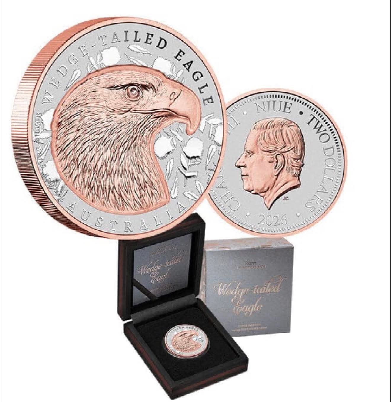 Native Impressions Wedge Tailed Eagle Super Incuse Rose Gold 1oz, 2026