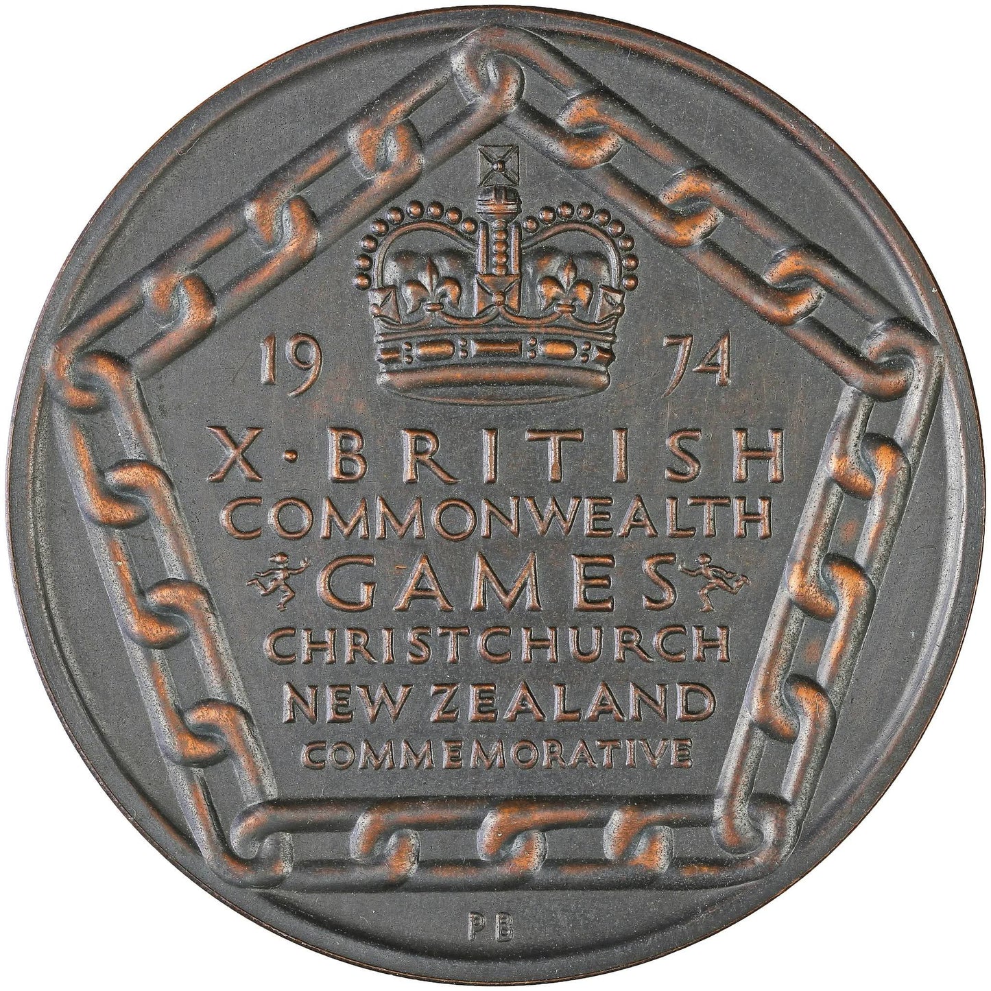 New Zealand 1974 Commonwealth Games bronze Medallion