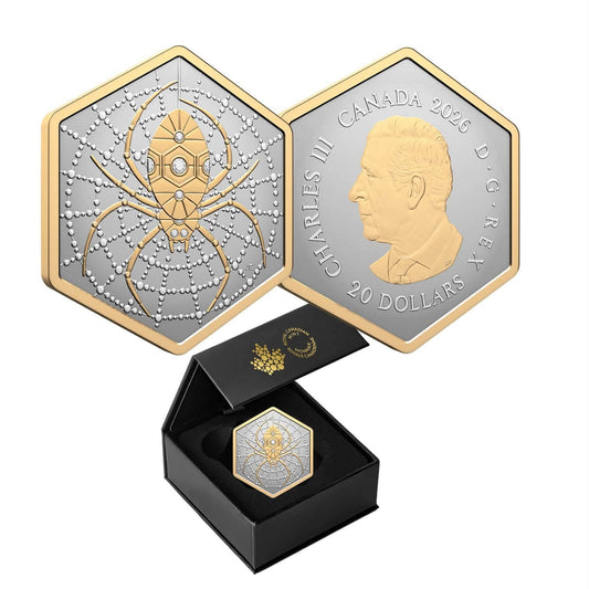 Spider 1oz Gold Gilded Canada 2026