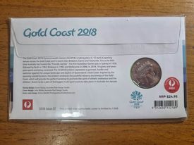Gold Coast Commonwealth Games 50c Royal Philatelic Overprint PNC 2018
