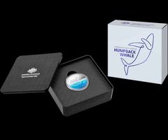 Humpback Whale Coloured 1oz Proof $5 2023
