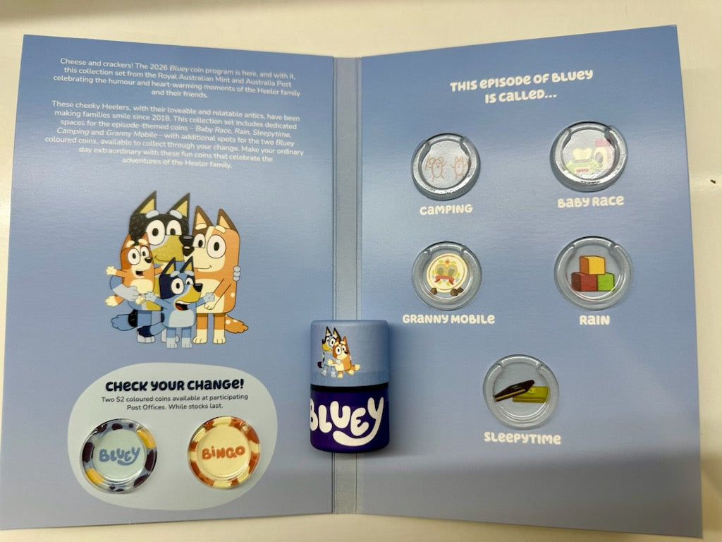 Bluey $2 Coin Set 2026