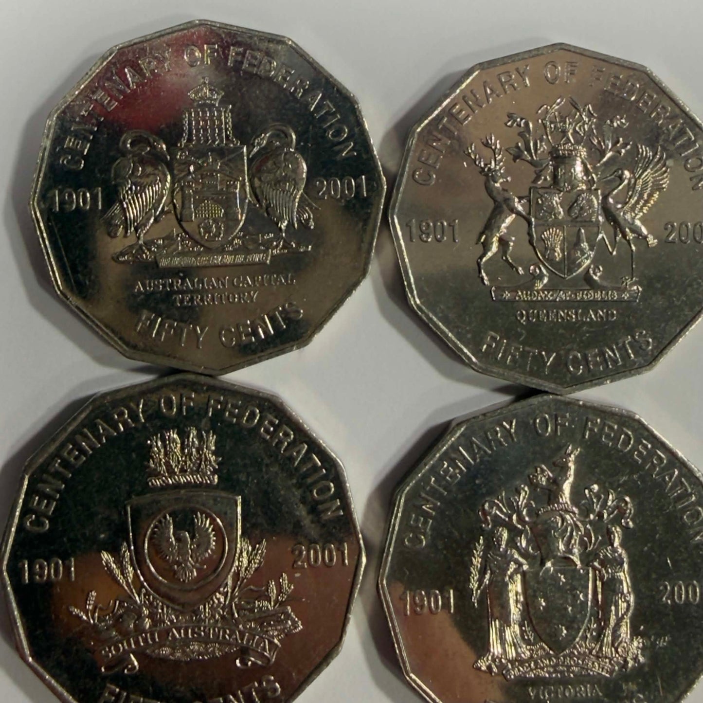 2001 Federation 50c UNC Set