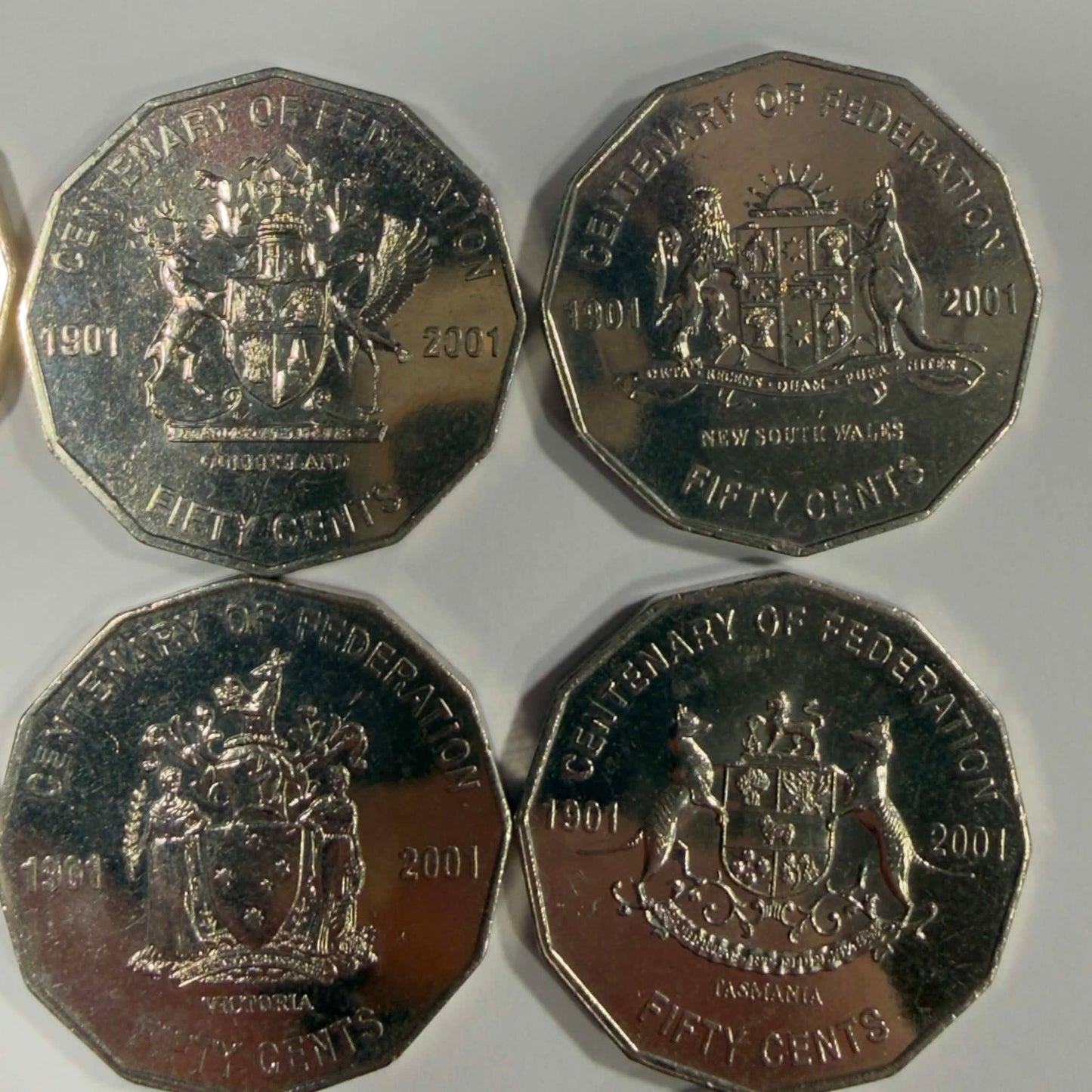 2001 Federation 50c UNC Set