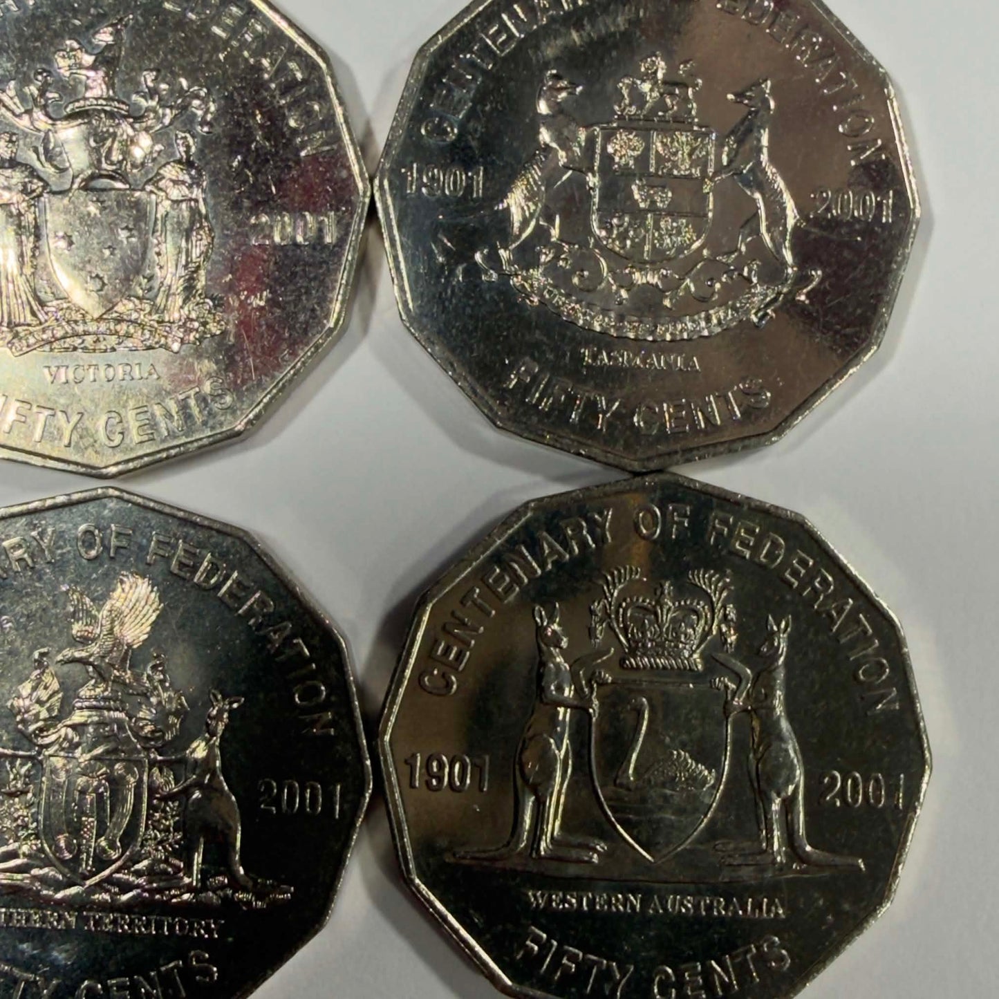 2001 Federation 50c UNC Set