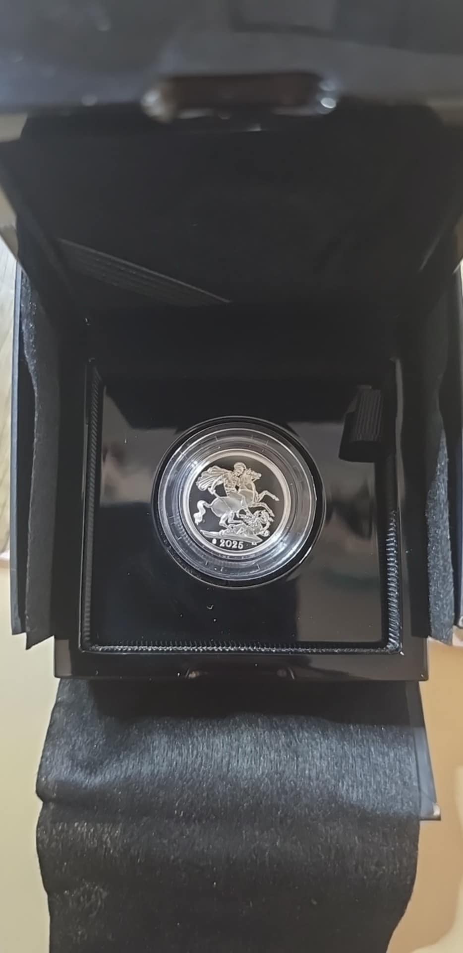 Premium Silver Proof Privy Sovereign 2025 UK Royal Mint