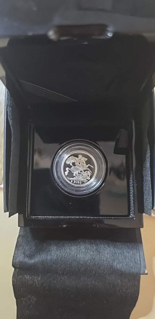 Premium Silver Proof Privy Sovereign 2025 UK Royal Mint
