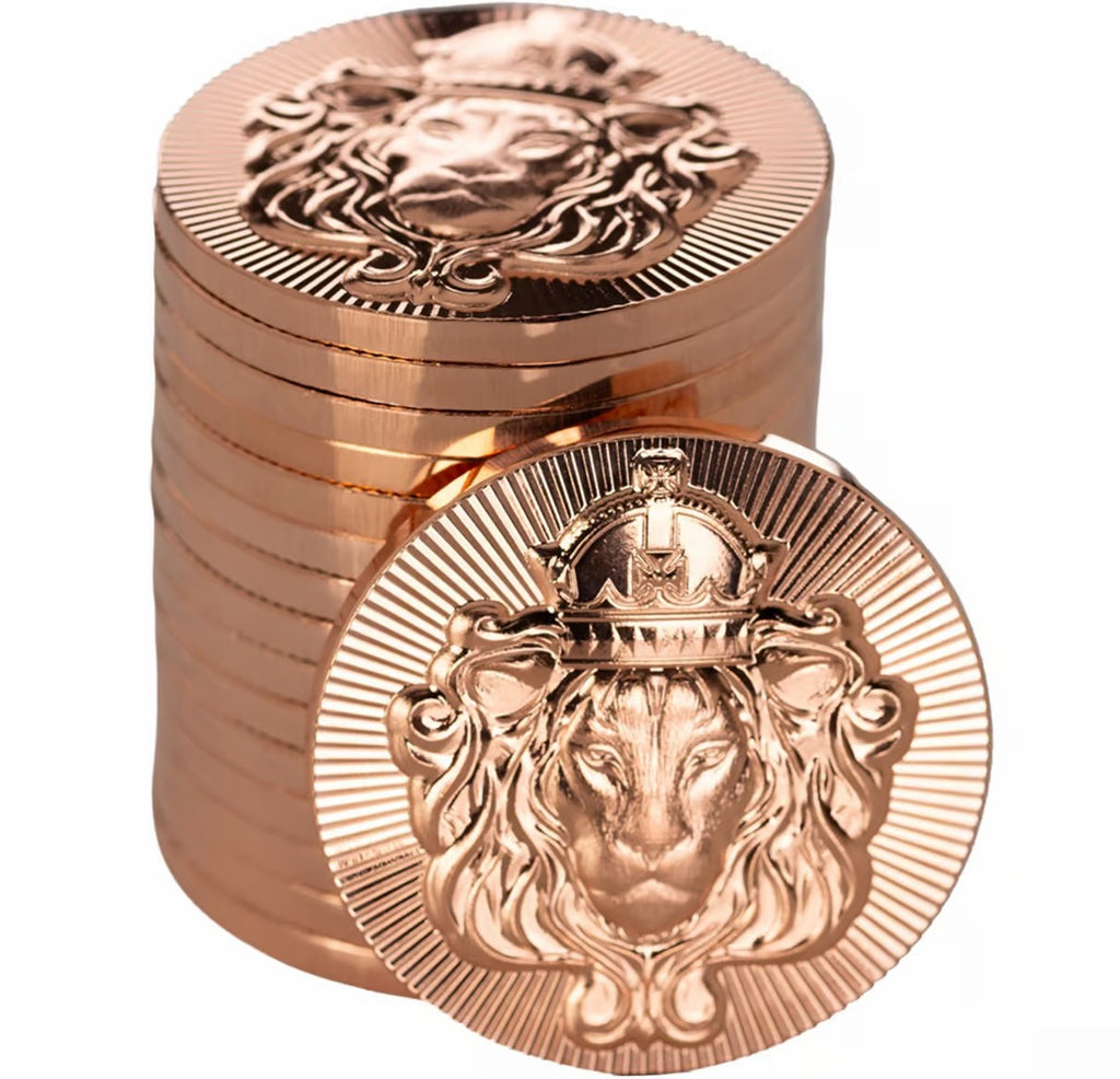 Scottsdale LionsHead Copper 1oz Stackers (Tube of 20)
