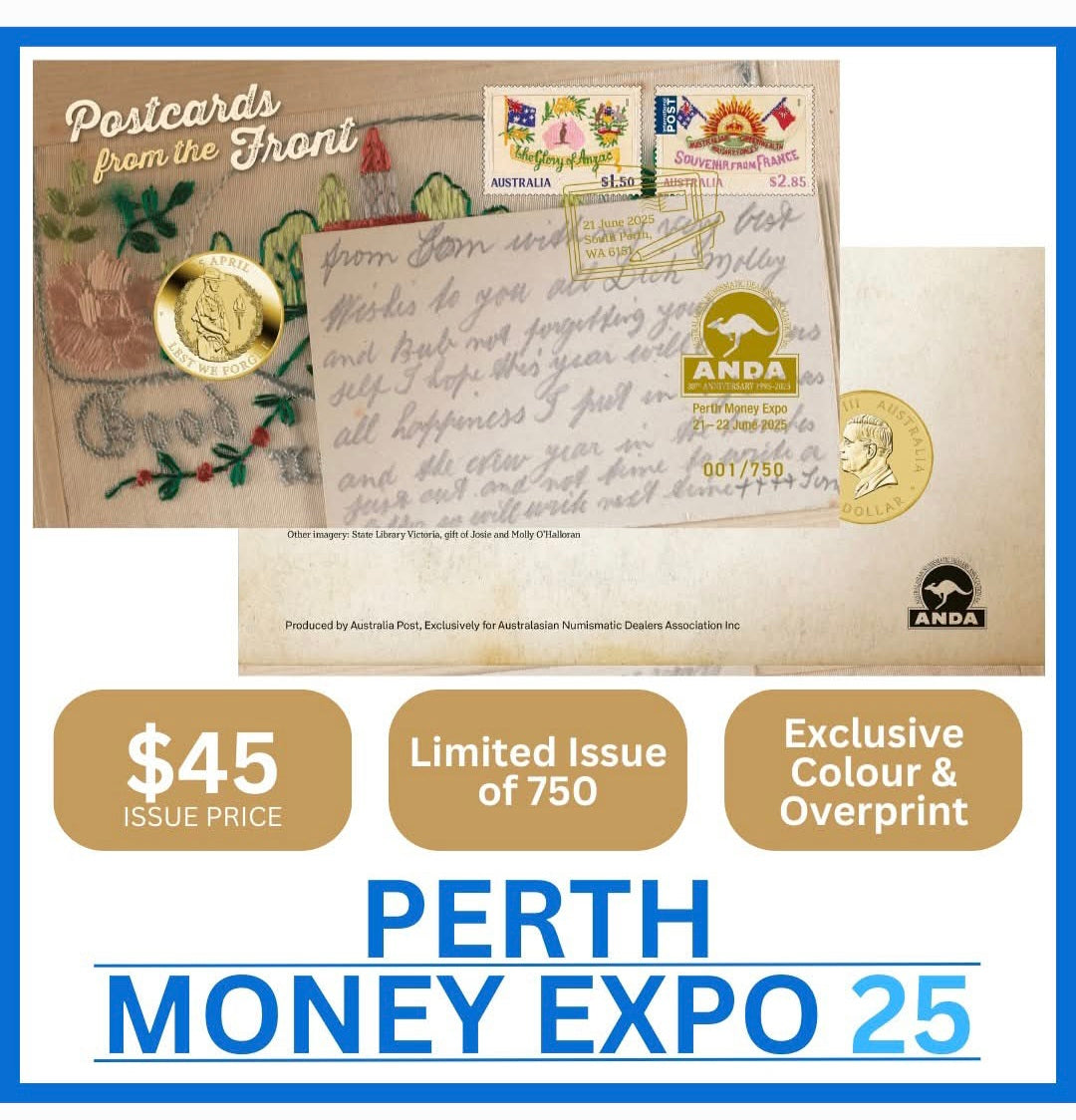 Postcards From The Front ANDA Perth PNC 2025