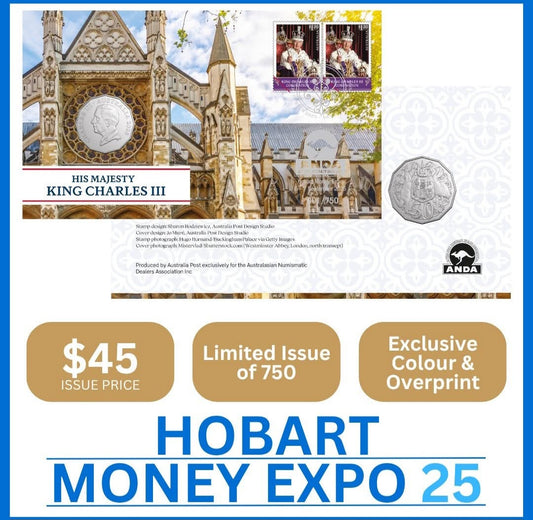 King Charles III 50c ANDA Hobart 2025 PNC