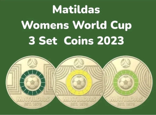 2023 $2 Matildas UNC, Set of 3