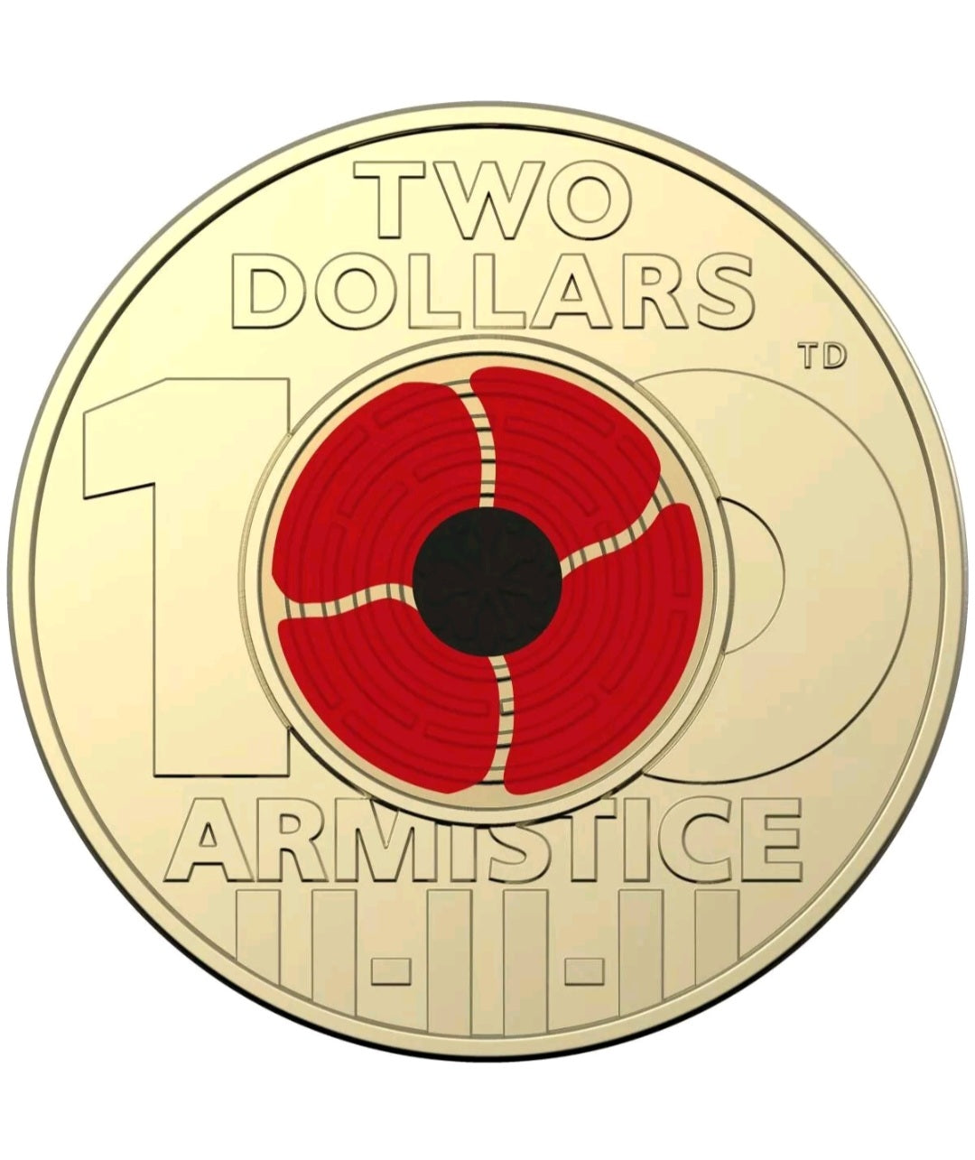 2018 $2 Armistice UNC