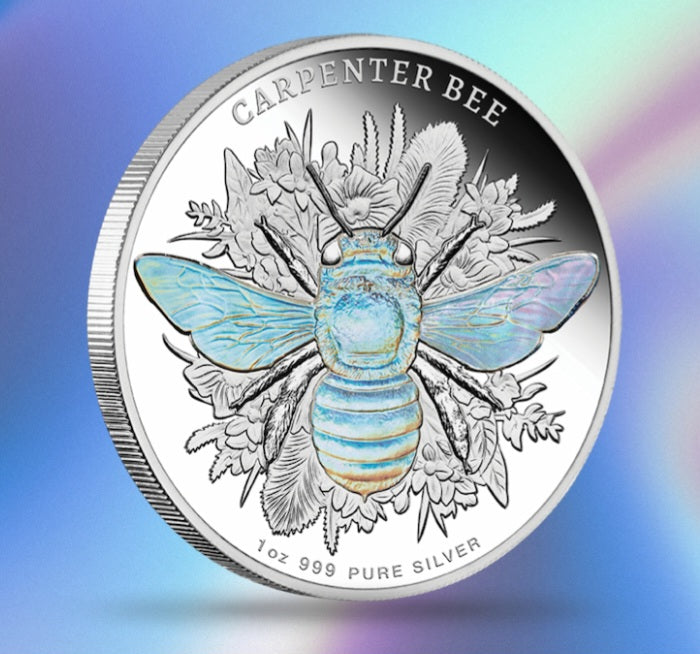 Carpenter Bee 1oz Coloured Hologram