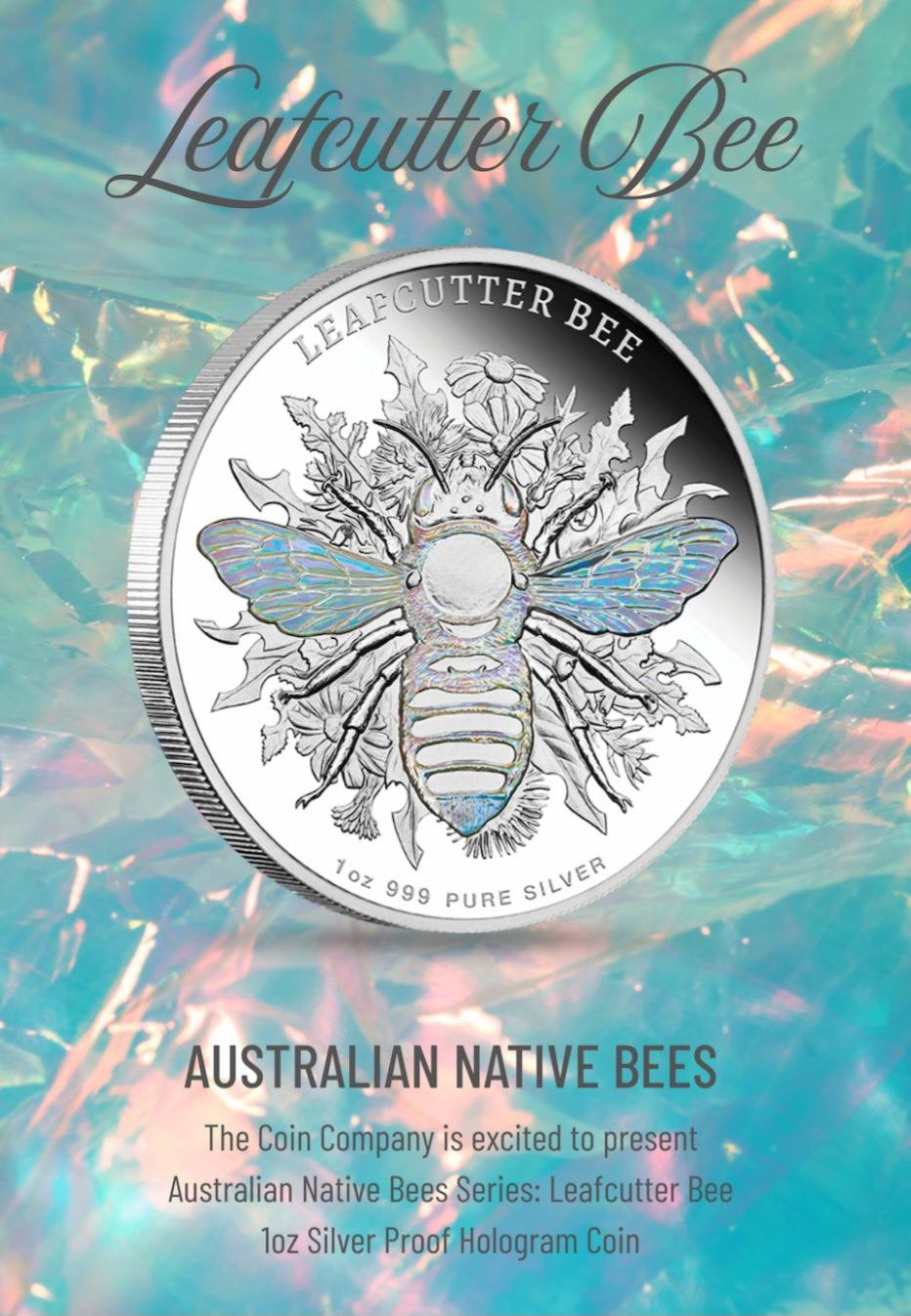 LeafCutter Bee Hologram 1oz 2026