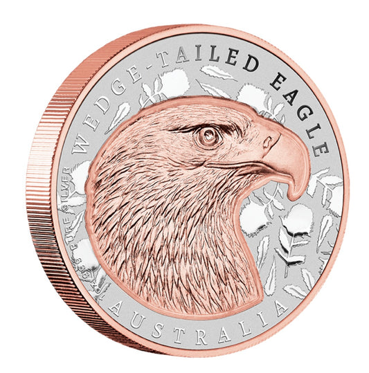 Native Impressions Wedge Tailed Eagle Super Incuse Rose Gold 1oz, 2026