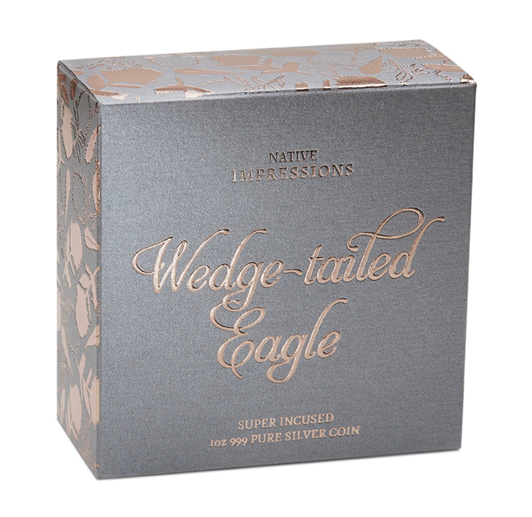 Native Impressions Wedge Tailed Eagle Super Incuse Rose Gold 1oz, 2026