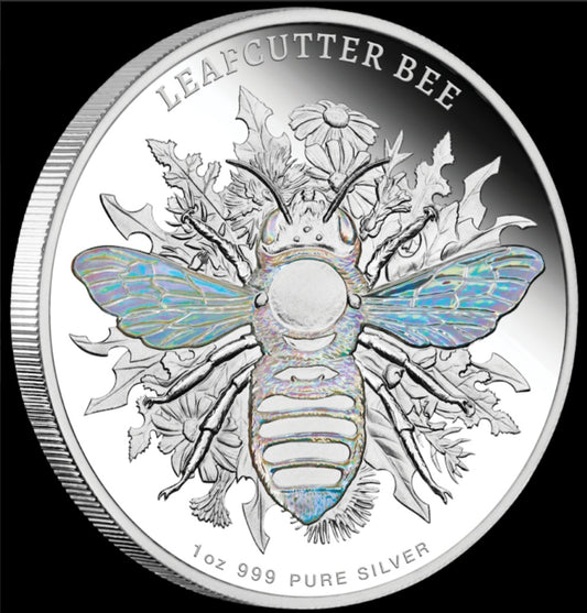 LeafCutter Bee Hologram 1oz 2026