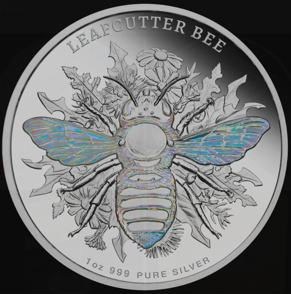 LeafCutter Bee Hologram 1oz 2026