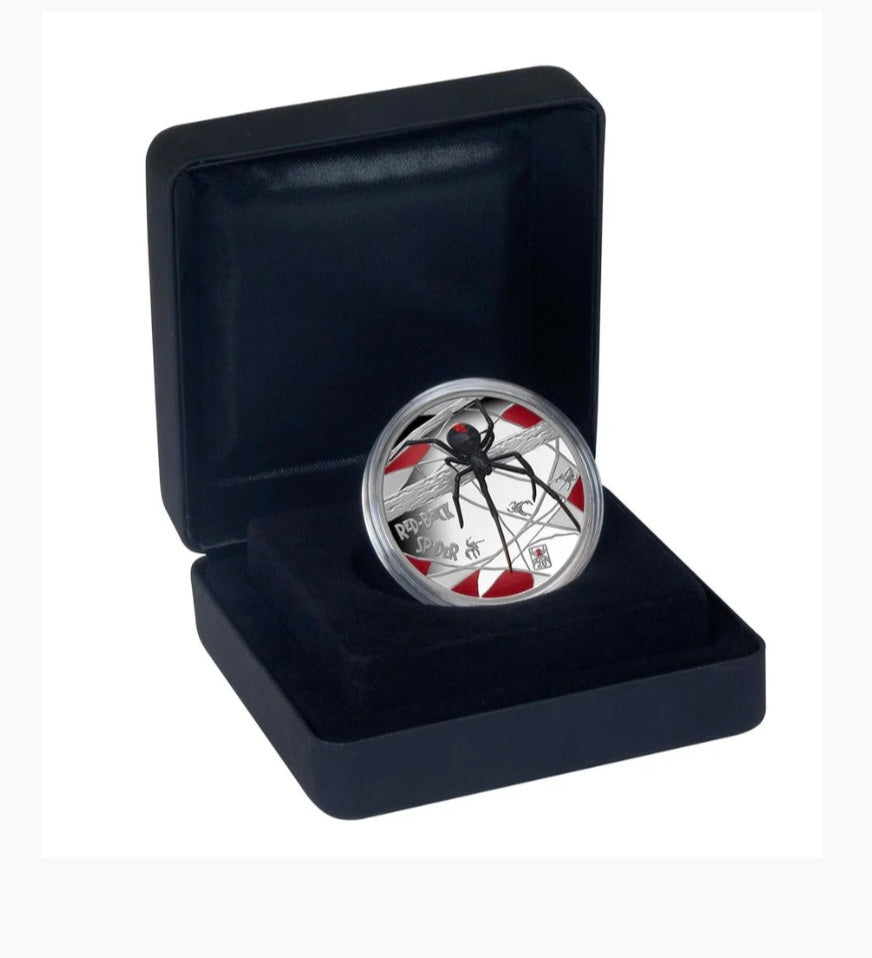 RedBack Spider, Deadly and Dangerous 20 year anniversary redback privy 1oz proof, 2026
