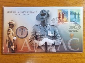 Anzac Joint Issue (Aus/NZ) 50c Royal Philatelic Overprint 2015