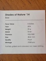 Shades of Nature - Honey Bee - Cook Islands $5 - 2014