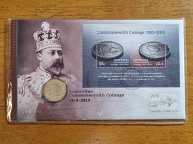 Commonwealth Coinage (Canberra Stamp Show) $1 PNC 2010