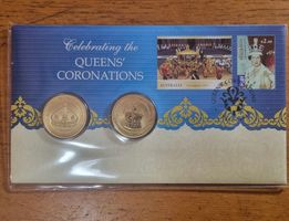 Queens Coronations 2 x $1 PNC 2013