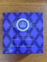 QEII Diamond Jubilee Fine Silver Proof 50c 2012