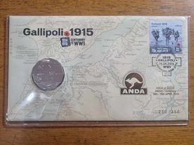 Gallipoli Landing 50c WW1 Centenary SSE15 ANDA PNC 2015