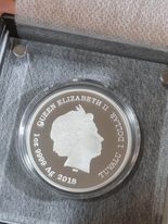 HotWheels Coloured 1oz Silver Proof 2018