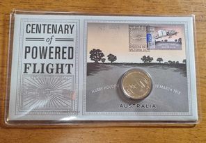 Centenary of Powered Flight Houdini OVP $1 PNC 2010