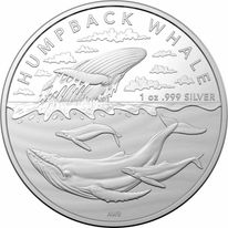 Humpback Whale 1oz Bullion 2023
