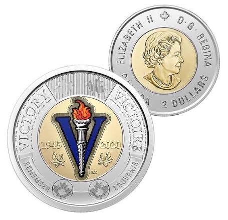 Canada 2020 VE-Day $2 UNC