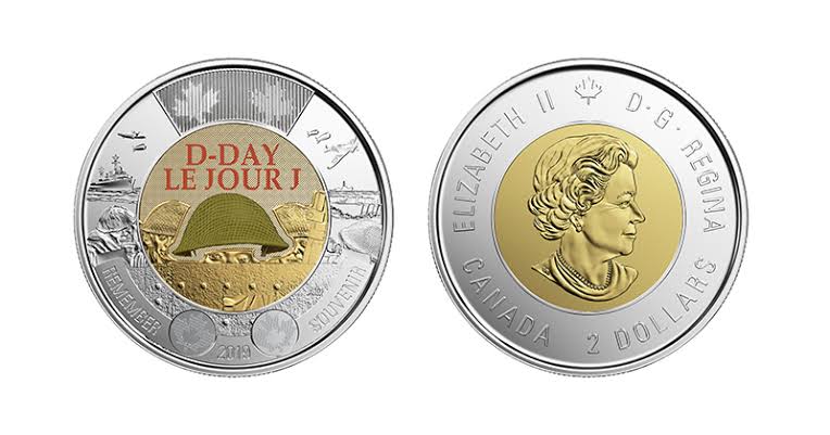 Canada 2019 D-Day $2 UNC