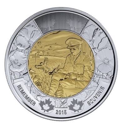 In Flanders Field 2015 Canada $2 UNC