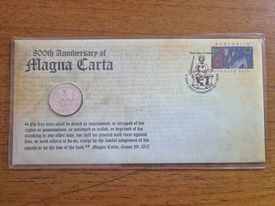 Magna Carta 800th Anniversary 20c PNC
