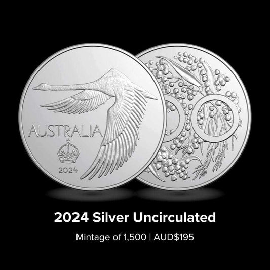 Swan Dollar Silver UNC 2024