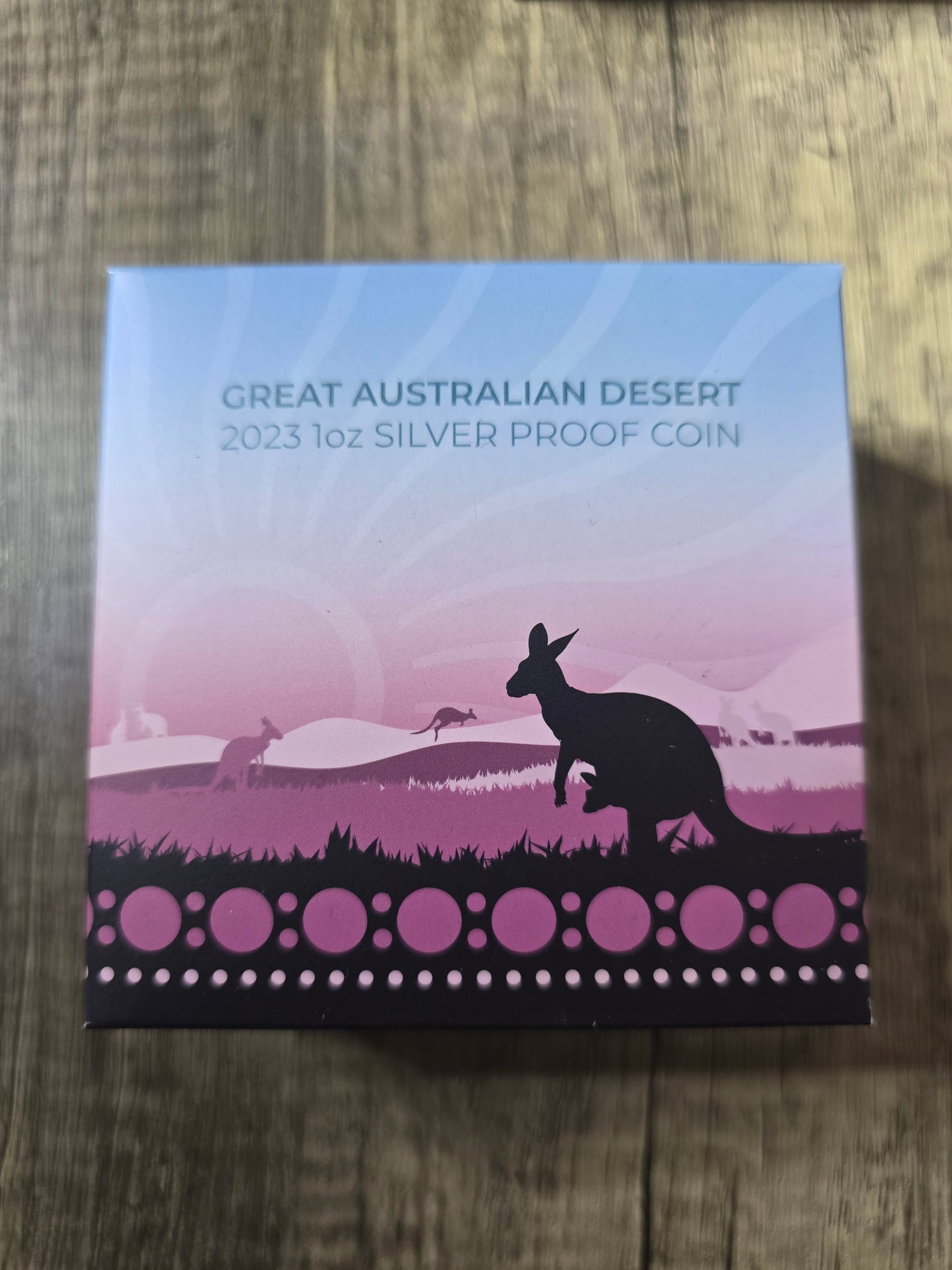 Great Australian Desert 1oz rose gold gild
