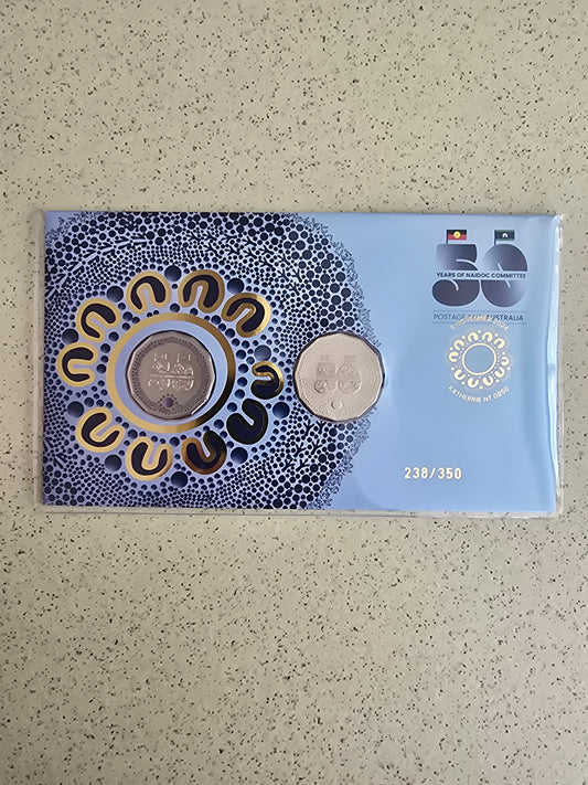 NAIDOC double 50c Impression PNC 2024