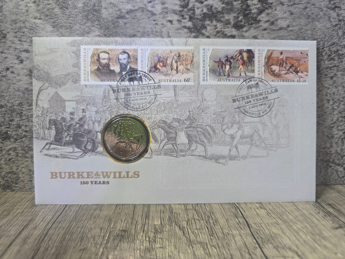 Burke & Wills 20c PNC 2010